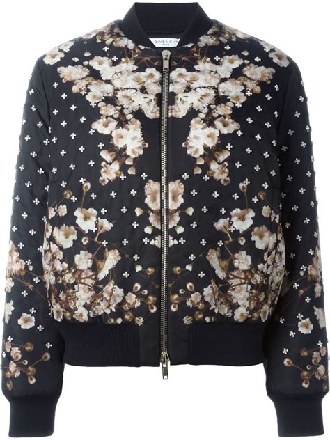 givenchy floral bomber|Givenchy official site .